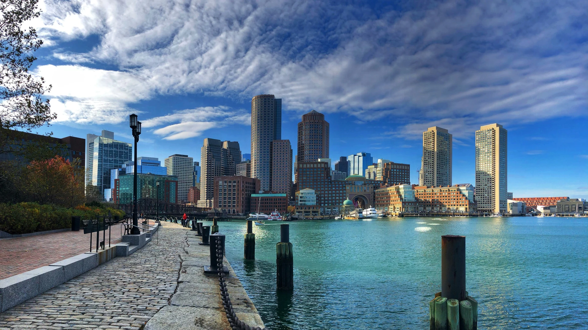 Boston City Skyline